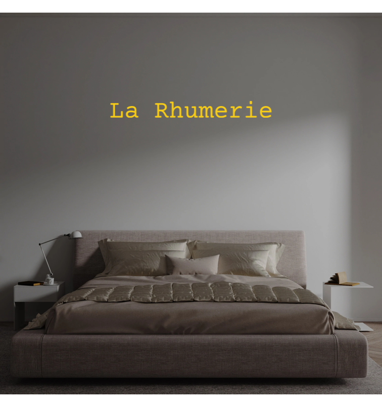 Custom text: La Rhumerie
